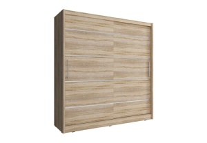DULAP MAJA 200 STEJAR SONOMA DESIGN MODERN PSK