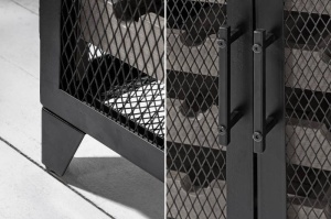 DULAP PENTRU STICLE, BODEGA 127CM, COD 40449, METAL SI LEMN PIN - Img 4
