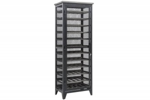 DULAP PENTRU STICLE, BODEGA 185CM, COD 40450, METAL SI LEMN PIN - Img 6