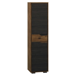 DULAP SHELVE 02 DIN PLACI LAMINATE DE CALITATE CU 1 USA CULOARE STEJAR