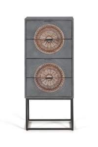 DULAPIOR JOLY 105CM, LEMN MASIV DE MANGO SI METAL, GINER Y COLOMER