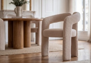 FOTOLIU, ARCH, REALIZAT DIN TEXTIL BOUCLE CREM, DESIGN MODERN, ARTIM GROUP SELECTION - Img 4