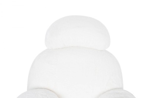 FOTOLIU BALANSOAR PLUSH FUR, ALB, DIN TEXTIL PLUSAT, STIL MODERN B2 - Img 7