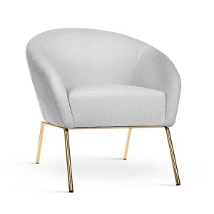 FOTOLIU CONFORTABIL CHERRY, GRI DESCHIS/AURIU, CONFECTIONAT DIN METAL SI CATIFEA