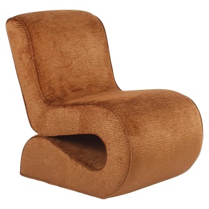 FOTOLIU CONFORTABIL FRANKIE, MARO COGNAC, TAPITERIE CHENILLE, STIL MODERN, RICHMOND INTERIORS