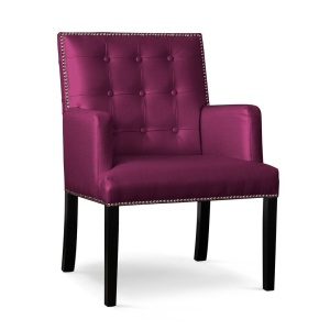 FOTOLIU CONFORTABIL MARCELO, BORDO/NEGRU, CONFECTIONAT DIN LEMN DE FAG SI TEXTIL