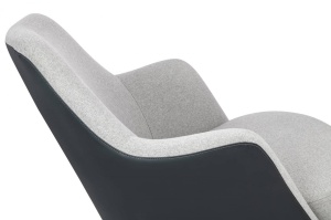 FOTOLIU CONFORTABIL TORO, GRAFIT/GRI, DIN TEXTIL, PIELE ECOLOGICA SI METAL, STIL MODERN B2 - Img 5