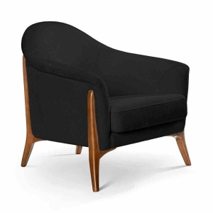FOTOLIU CONFORTABIL VITTORIA, NEGRU/NUC, STIL CLASIC, ATR