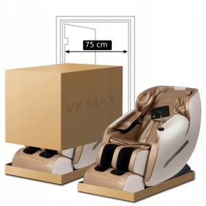 FOTOLIU DE MASAJ PROFESIONAL, VX MAX, ARTIM MEBLE, DIN PIELE ECO, CULOARE BEJ, MENIU IN LIMBA ENGLEZA - Img 16