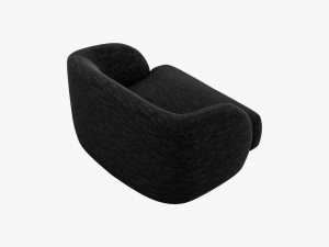 FOTOLIU MILEY, 103 CM, NEGRU 19, TAPITERIE CHENILLE, DESIGN DEOSEBIT - Img 2
