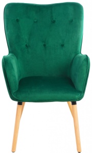 FOTOLIU QUILTED DIN LEMN SI TEXTIL VERDE STIL SCANDINAV - Img 5