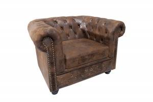 FOTOLIU, STIL ENGLEZESC, MARO ANTICHIZAT, CHESTERFIELD, COD 17383, DESIGN CLASIC - Img 6