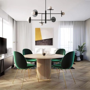 Lampa APP1668-6CP Black - Img 3