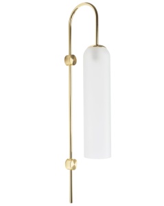 Lampă de perete din sticlă Aurie APP664-1W