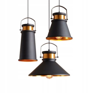 Lampa DE TAVAN ASTI ABC negru / Auriu - Img 2
