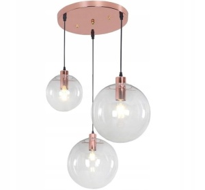 Lampa DE TAVAN SUSPENDABILA din sticla LASSI 20+25+30 cm