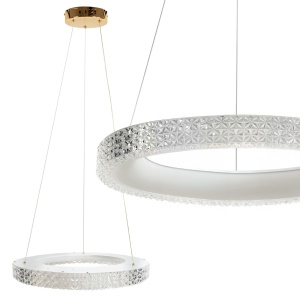 Lampa LED MS002-CP ROSE GOLD 60cm