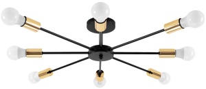 Lampă Spider 8 Black Gold APP502-8C - Img 3