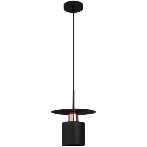 Lampă suspendată APP1145-1CP Black Rose Gold