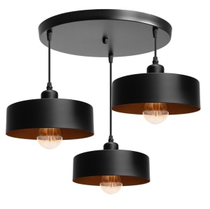Lampă suspendată APP1334-3CP Black Gold