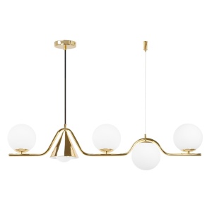 Lampă suspendată APP1662-5CP Gold