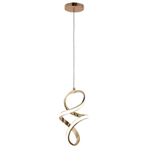 Lampă suspendată LED G074-1CP Gold - Img 4