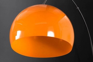 LAMPADAR BIG BOW PORTOCALIU/ARGINTIU 175/205 CM COD 20747 DESIGN MODERN - Img 3