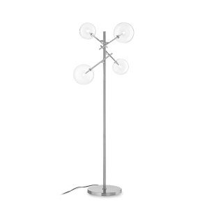 LAMPADAR EQUINOXE PT4, CROM, DIN METAL, STIL MODERN