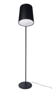 LAMPADAR FLAMING, NEGRU, DIN OTEL, STIL MODERN, B2 - Img 2