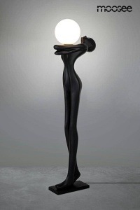 LAMPADAR, HUMAN MOON, FIBRA DE STICLA SI ABAJUR DE STICLA, STIL MODERN - Img 2