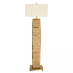 LAMPADAR MEYRA, 150 CM, CREM/AURIU, DIN MARMURA SI METAL, RICHMOND INTERIORS - Img 5