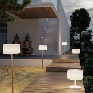 LAMPADAR NEW CHLOE PLANT SOLAR SMARTTECH WOOD, CU TELECOMANDA