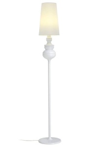 LAMPADAR QUEEN 26, ALB, DIN ALUMINIU SI PLASTIC, STIL MODERN, B2 - Img 2