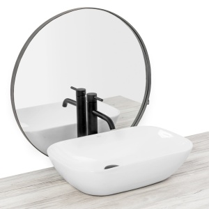 LAVOAR REA CLAUDIA 9447, ALB, 51 CM, DIN CERAMICA, CALITATE SUPERIOARA