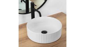 LAVOAR REA DELIA, ALB, 36 CM, DIN CERAMICA, CALITATE SUPERIOARA - Img 5