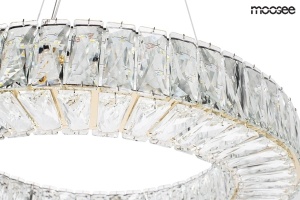 LUSTRA ALLISIA 60 GOLD, CONFECTIONATA DIN METAL SI STICLA, STIL MODERN - Img 3
