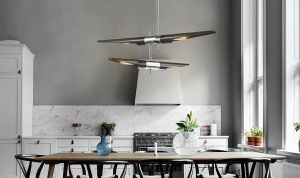 LUSTRA APOLLO 2, NEGRU/ARGINTIU, DIN METAL, STIL MODERN, B2
