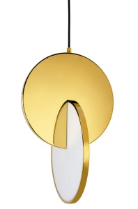 LUSTRA CU LED-URI DISCO, AURIE, DIN OTEL LUSTRUIT, STIL MODERN