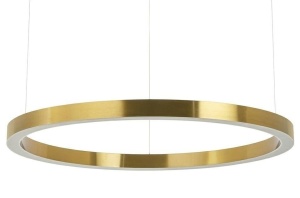 LUSTRA LED, RING SLIM 100, AURIE, CONFECTIONATA DIN OTEL LUSTRUIT, STIL MODERN