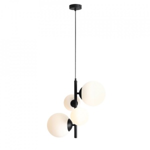 LUSTRA MODERNA, BALIA COD 1039L1, DIN METAL SI GLOBURI STICLA, ALDEX