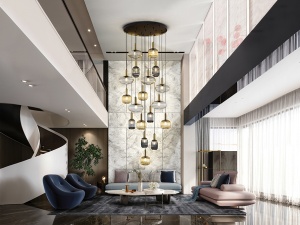LUSTRA/PLAFONIERA NORMA, CU TELECOMANDA, 150/500 CM, MULTICOLORA, DIN METAL SI STICLA, STIL MODERN