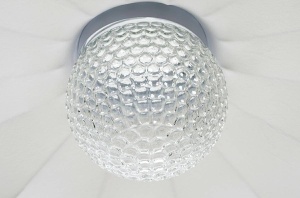 LUSTRA RAGNATELA 150, ALBA, DIN METAL SI STICLA, STIL MODERN, B2 - Img 3