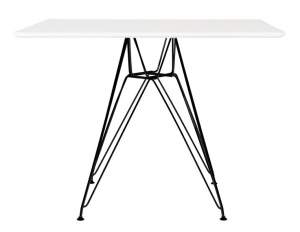 MASA ALBA DSR SQUARE BLACK 100x100 STIL MODERN B2