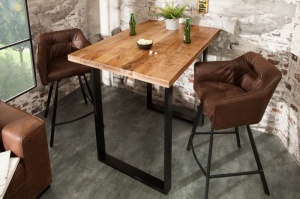 MASA DE BAR 120CM, STIL INDUSTRIAL, IRON CRAFT MANGO, COD 38668