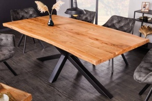 MASA DE SUFRAGERIE, WILD 200CM, DIN LEMN DE SALCAM, DESIGN INDUSTRIAL, COD 42304