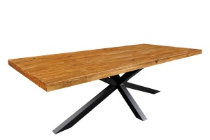 MASA DEOSEBITA, GALAXIE 240CM, LEMN MASIV, METAL, DESIGN INDUSTRIAL, ARTIM GROUP SELECTION