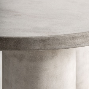 MASA DEOSEBITA ROTUNDA, VYTINA 150CM, DIN BETON, GRI, ARTIM GROUP SELECTION - Img 3