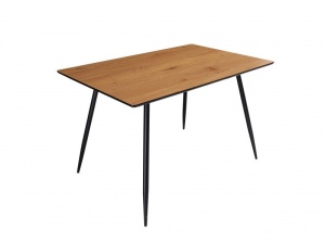 MASA DINING 120 CM APARTMENT 40477 STEJAR, DIN MDF SI METAL STIL SCANDINAV