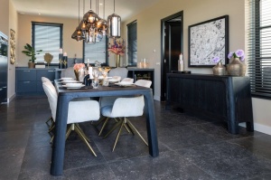 MASA DINING BACCARAT, 230 CM, NEAGRA, 7734, DIN FURNIR DE STEJAR, RICHMOND INTERIORS - Img 2