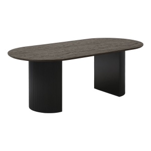 MASA DINING BOAVISTA 100x210x75 cm, REALIZATA DIN MDF, CULOARE MARO INCHIS, HOUSE NORDIC